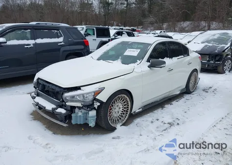 2017 Infiniti Q50 3.0T Red Sport 400 из США, поврежденный, VIN JN1FV7AR1HM870817